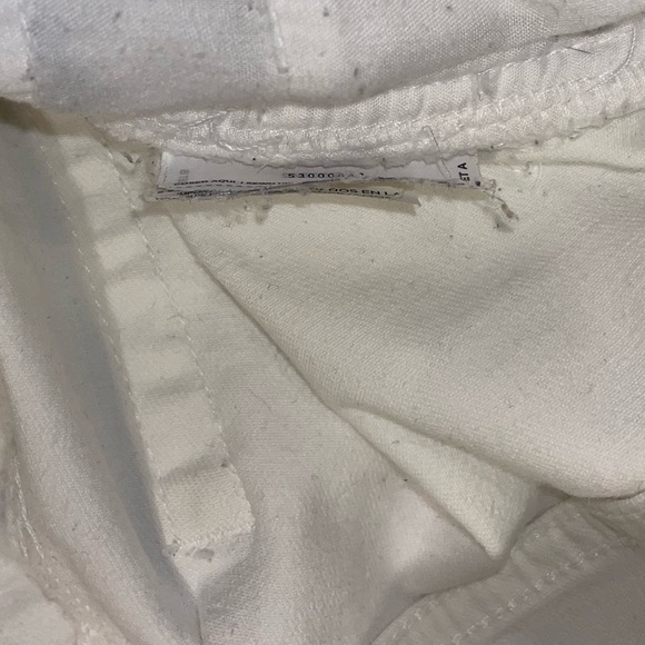 Mango Sculpt Cropped Hi-Rise Skinny Jeans Size 4 White - Picture 6 of 7